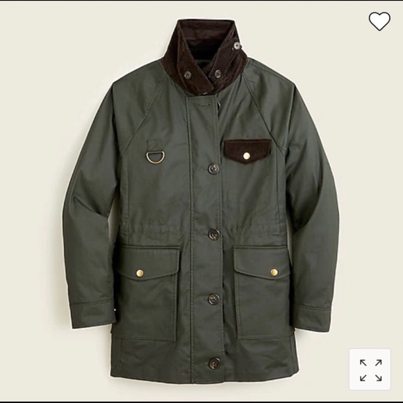 JCrew Classic Field Jacket, S, dark moss - Picture 1 of 10
